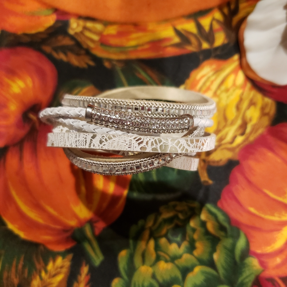 Snakeskin Beaded Bracelet